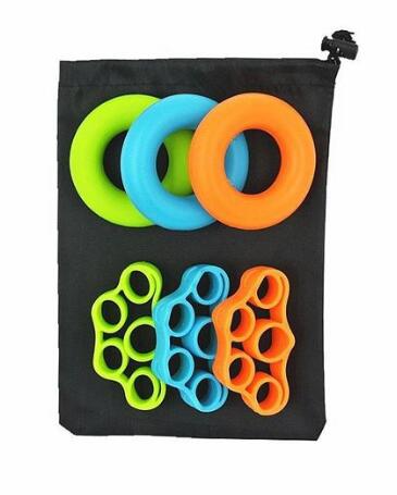 Powerful Silicone Finger Rings: Boost Finger Strength and Grip Training | Three Levels of Difficulty