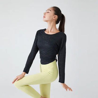 Fitness Yoga Loose Sportswear Blouse