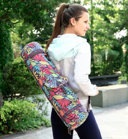  Yoga Bag, Canvas, Large Capacity, Dimensions: 25x28x4cm / 9.8x11x1.6 inch, Diameter: 17.5 cm / 7 inch, Square Cross Section Shape, Wear-Resistant, Waterproof, Breathable, Sports and Fitness, Travel, Gym, Meditation, Yoga Explorer Bag, Hiking.