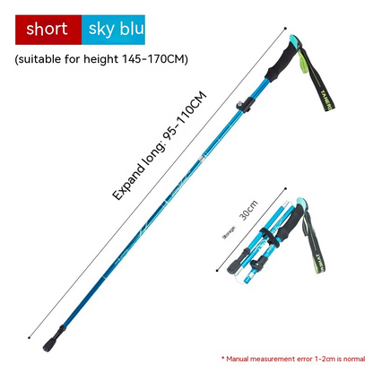 Ultra-Light Folding Trekking Climbing Stick