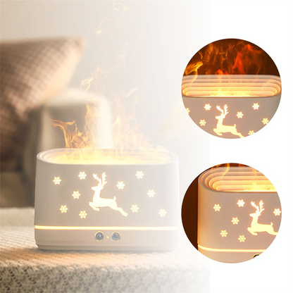 Yuletide Glow: Festive Fire Aromatherapy Diffuser