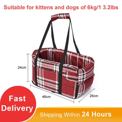 Portable Cat Dog Bed Travel  Protector