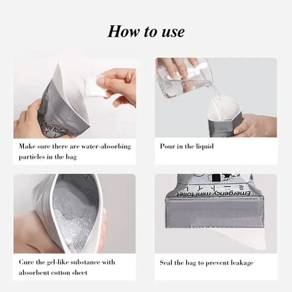 Disposable Camping Toilet Pee Bag