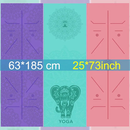 Non-Slip Yoga Mat Cover Towel