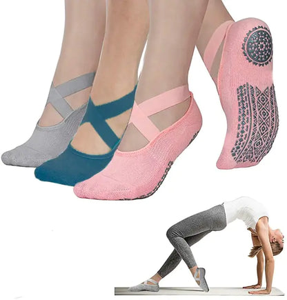 Non-Slip Grips Yoga Socks