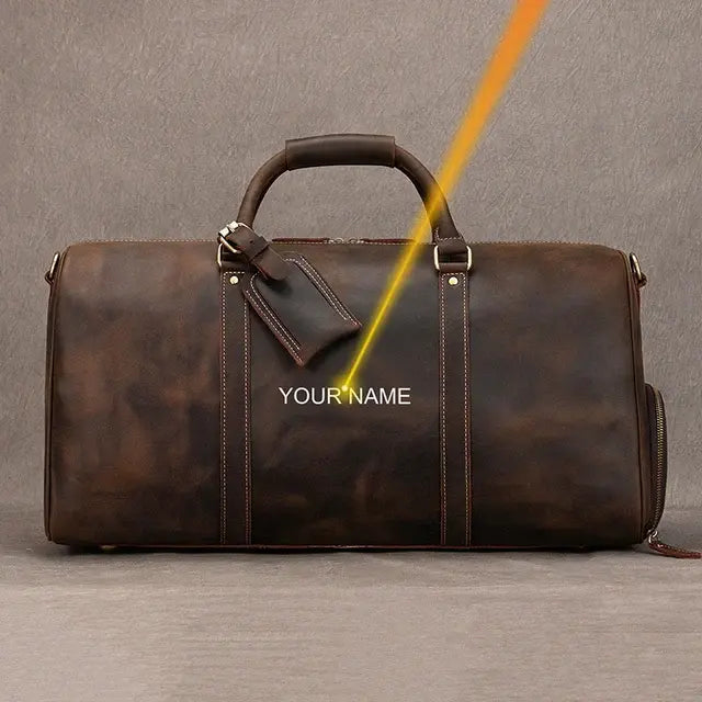 Genuine Leather Travel Bag