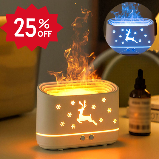 Yuletide Glow: Festive Fire Aromatherapy Diffuser