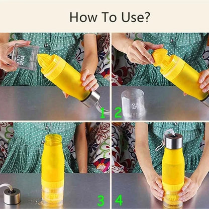 Travel Infuser Fruit Juice Bottle