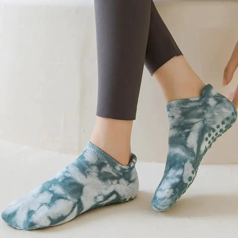 Breathable Tie-Dye Yoga Socks