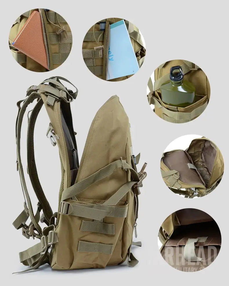 Military Backpack-Waterproof Hiking Survival Bag