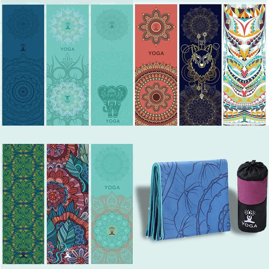 Non-Slip Yoga Mat Cover Towel