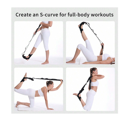 Calf, Foot Stretcher, Pain Relief, Achilles Tendonitis, Heel Spurs, Hamstring Stretcher Strap, Yoga Leg, Foot Stretch, Portable, Convenient, Multiple Uses, High-Quality Materials, Nylon Straps, Compact, Lightweigh, Athletes, Dancers, Yoga, Gradual Stretching, Premium, Durability, Adult Shoe Sizes, Fitness Equipment, Health Massage, Fitness Body Shaping, Sports Trends, Sports Dance, Polyester Cotton, Yoga Aid Products, Product Size, Rope Length, Product Weight,