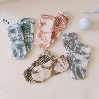 Breathable Tie-Dye Yoga Socks