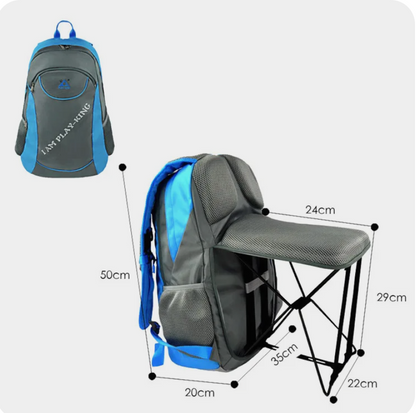 AdventurePro Multi-Functional Outdoor Backpack with Folding Chair