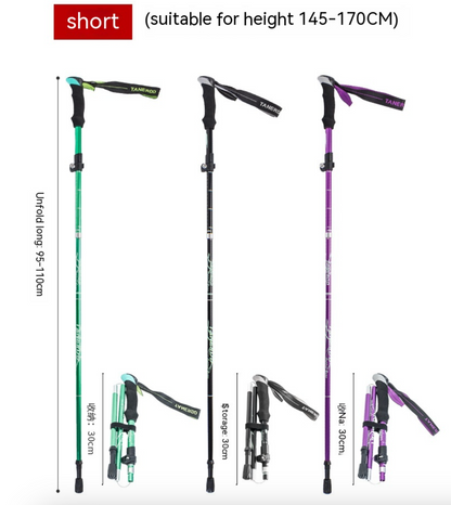 Ultra-Light Folding Trekking Climbing Stick