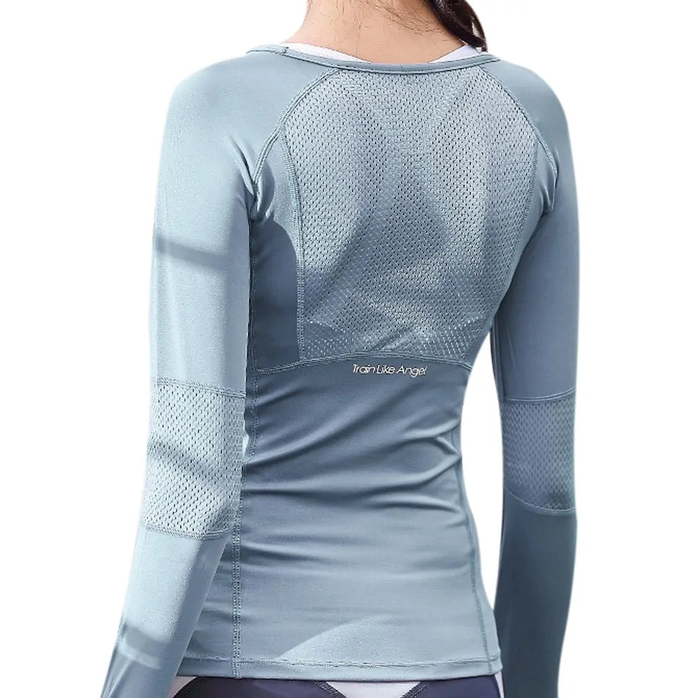 Seamless Long Sleeve Women's Sports Shirt