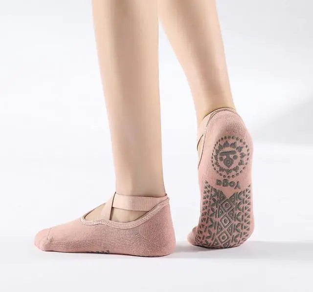 Non-Slip Grips Yoga Socks