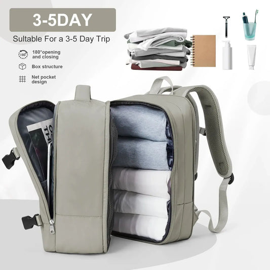 Expandable Anti-Theft Travel Backpack